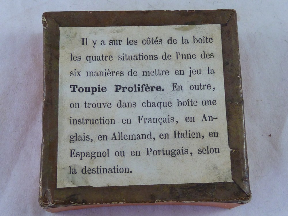 Prolific Self Multiplying Spinning Top Brass Boxed French Conjuring Magic View VIII