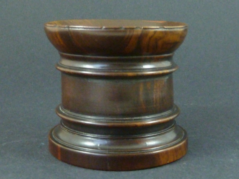 Georgian Pounce Pot Sander Lignum Vitae Treen English View II