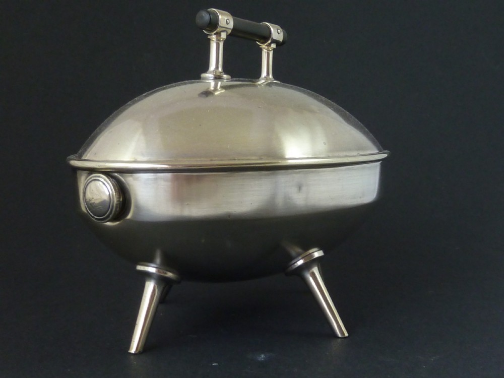 Christopher Dresser Victorian Spoon Warmer Silver Plate H&H 2693 EPNS View II