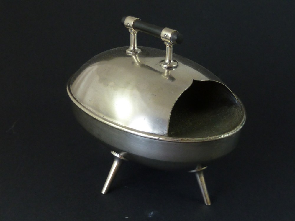 Christopher Dresser Victorian Spoon Warmer Silver Plate H&H 2693 EPNS View III