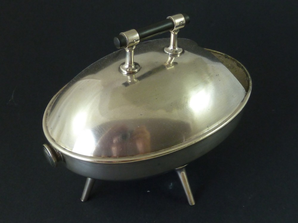 Christopher Dresser Victorian Spoon Warmer Silver Plate H&H 2693 EPNS View IV