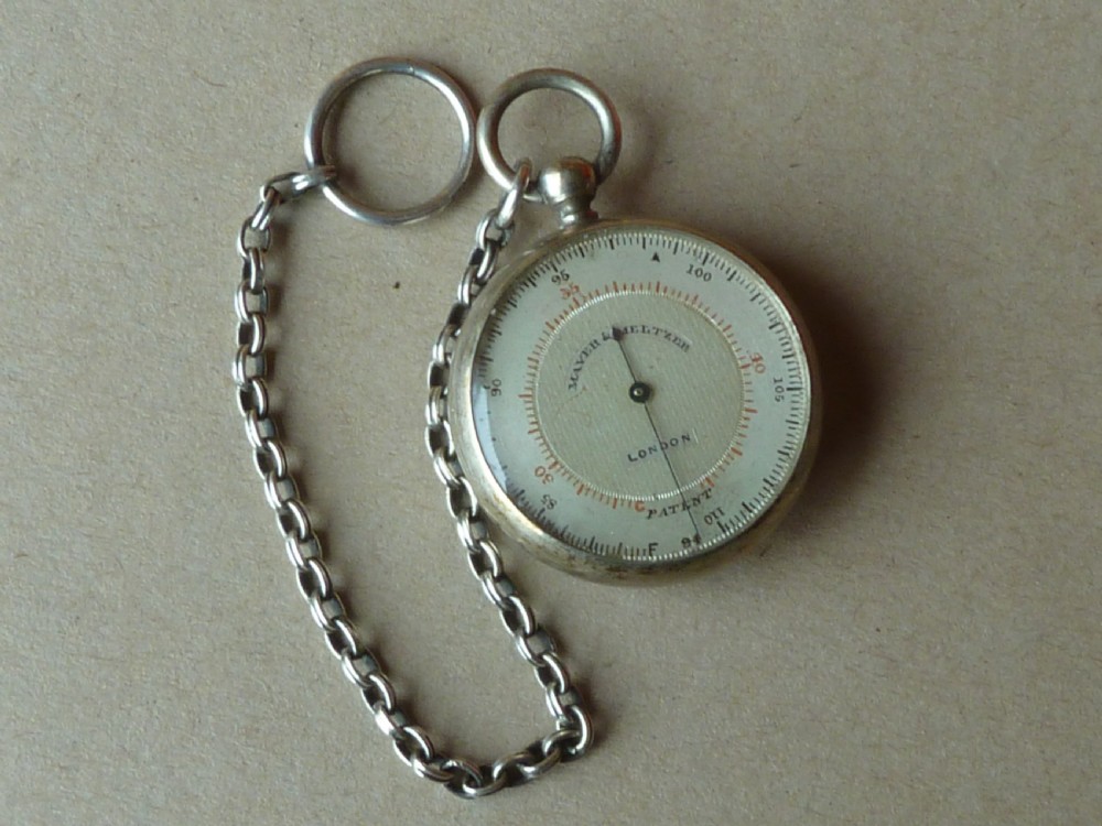 Mayer & Meltzer Silver Immisch Analogue Skin Thermometer London Patent Fever