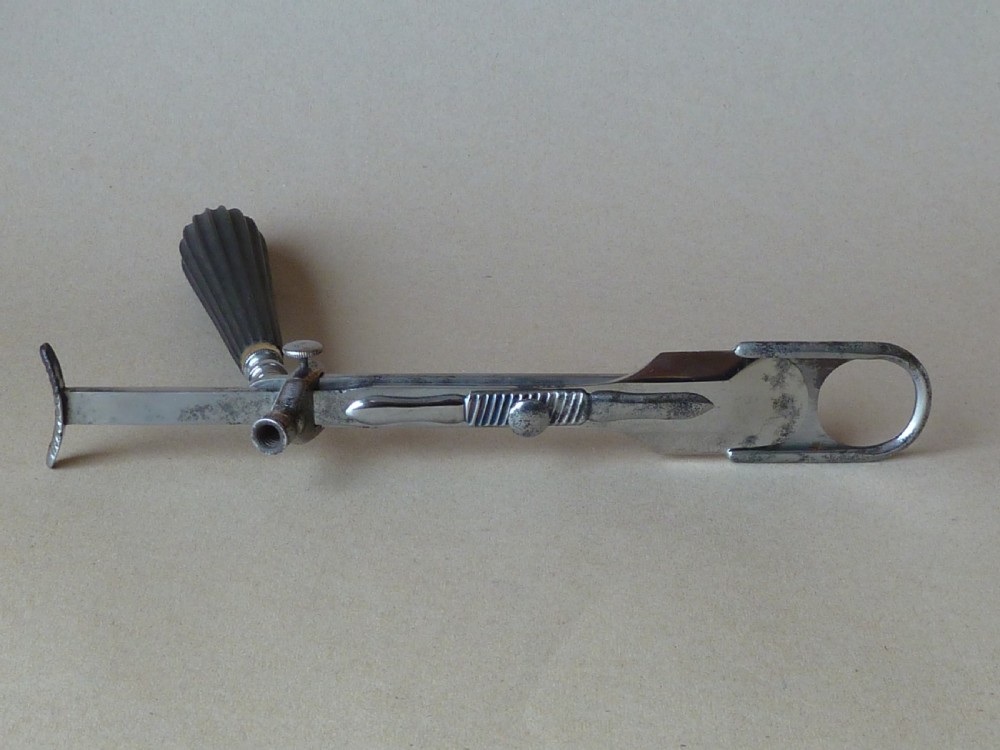 Mackenzie’s Tonsillectomy Tonsillotome Maw London Ebony Handle View III
