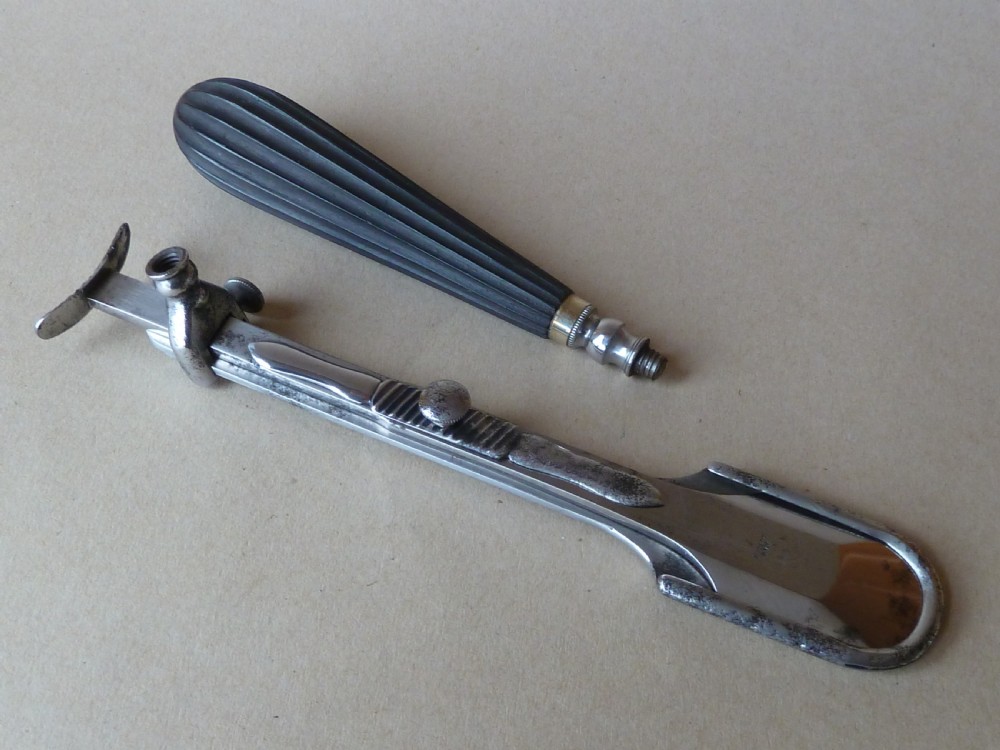 Mackenzie’s Tonsillectomy Tonsillotome Maw London Ebony Handle View VIII