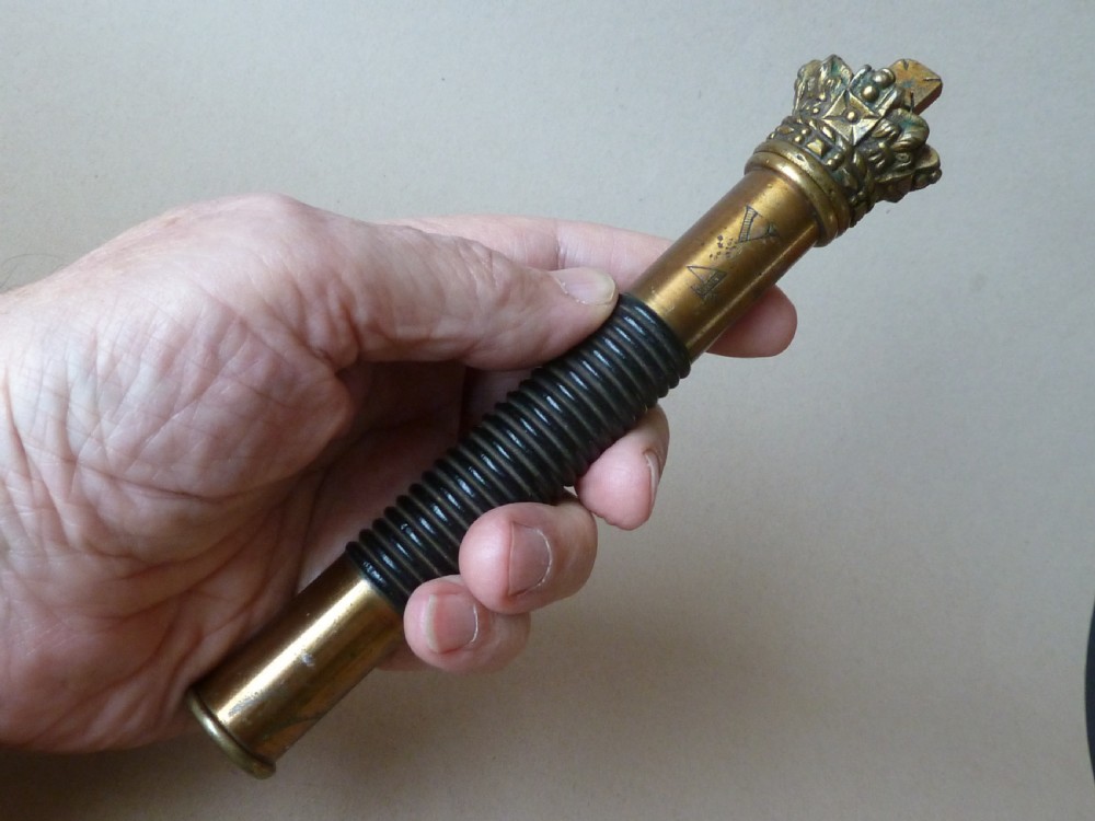 Victorian Parker Field & Sons Inspectors Tipstaff Police Badge Truncheon View IX