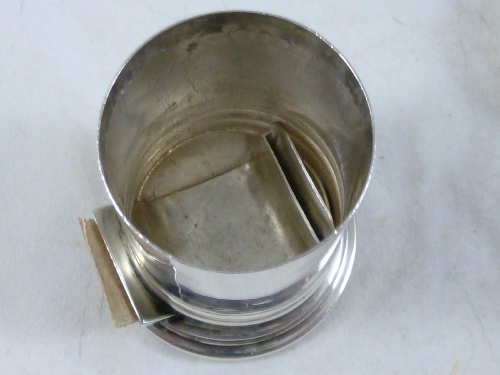 Miniature Post Box Edwardian Postage Stamp Roll Case Pillar Novelty 1904 Sterling Silver View VII