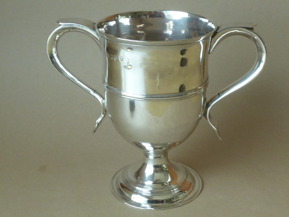 Silver Loving Cup 1807 London Peter William Bateman Hallmarked Sterling Twin Handle Georgian 