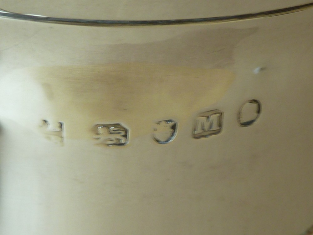 Silver Loving Cup 1807 London Peter William Bateman Hallmarked Sterling Twin Handle Georgian  View II