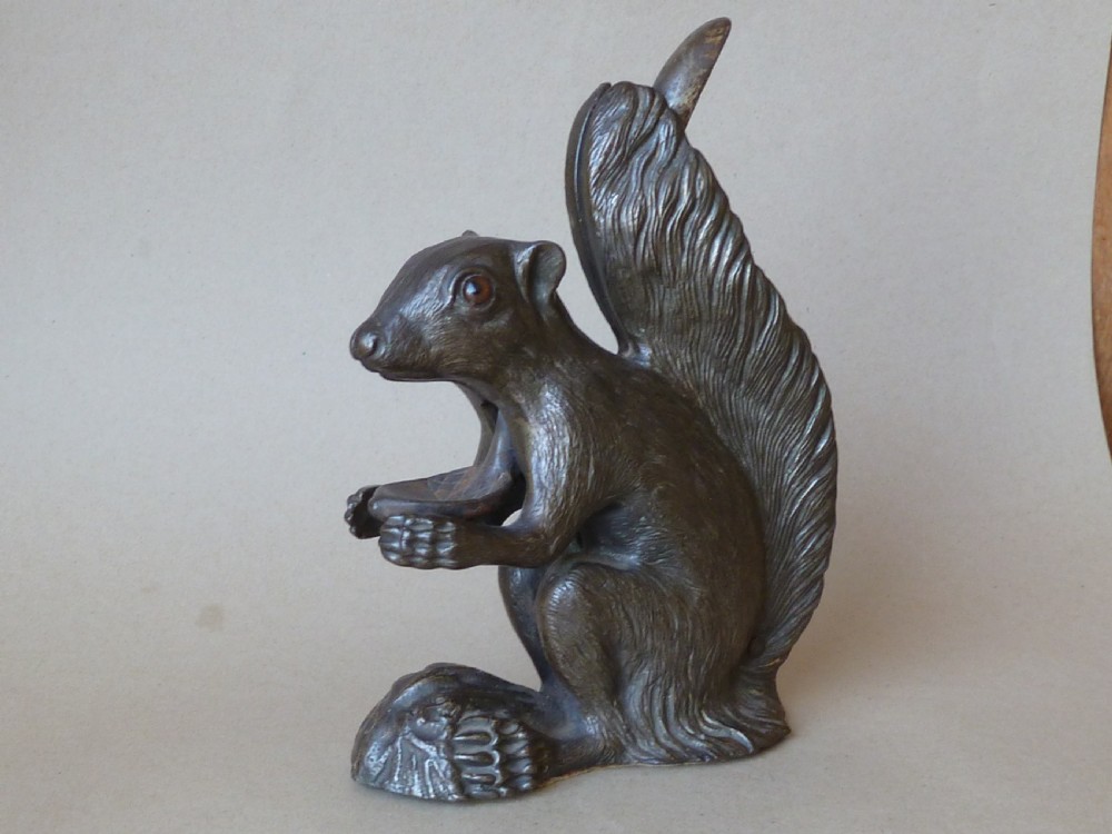 English Squirrel Nutcracker Cast Iron Figural Novelty View III