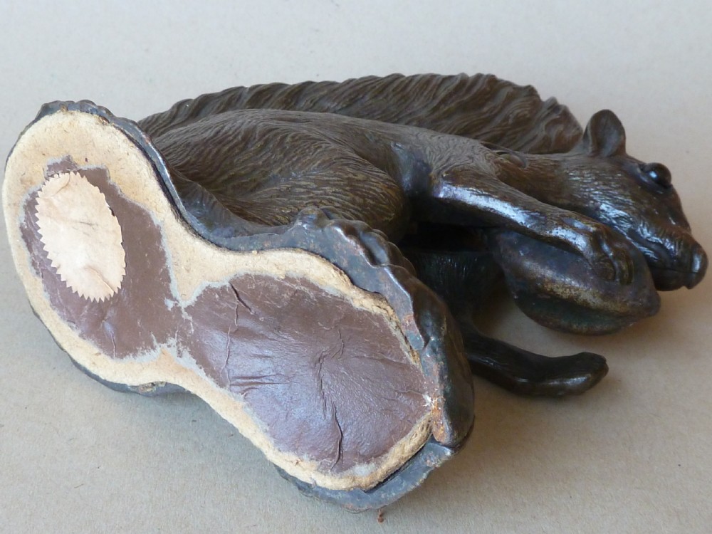 English Squirrel Nutcracker Cast Iron Figural Novelty View VII