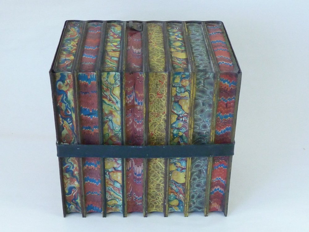 Huntley & Palmer Leather Bound Books Biscuit Tin 'Literature' Library Series View III