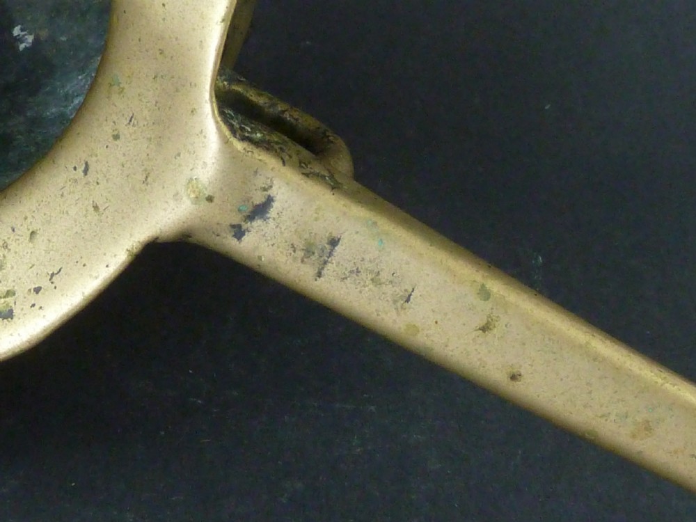 Small Medieval Bronze Posnet Cauldron Skillet Kitchen Tripod Pan English Down Hearth Cooking  View VII