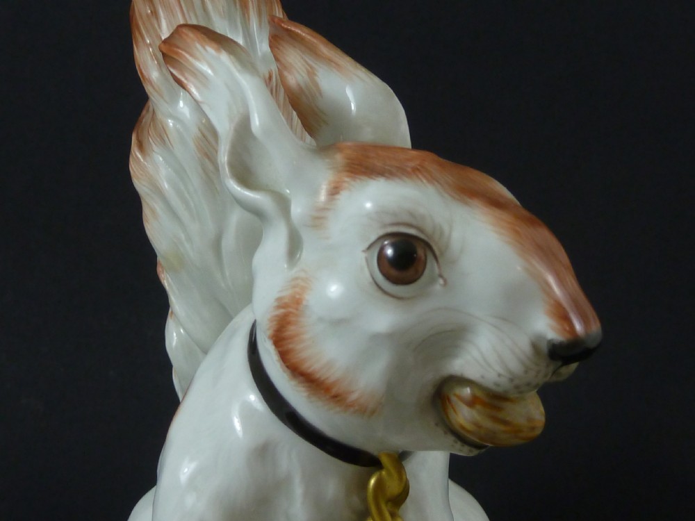 Meissen Porcelain Squirrel J.J. Kaendler Johann Joachim View III