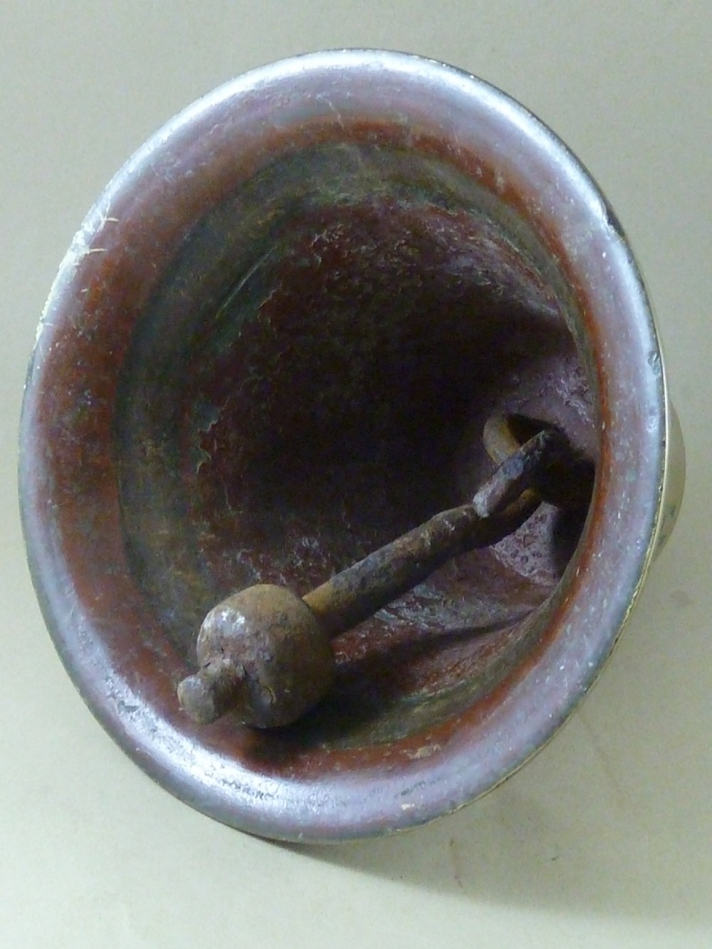H.M.S. Lively 1901 Ships Bell Marine 7.4 kilos Bell-Metal WWI Destroyer Royal Navy View V
