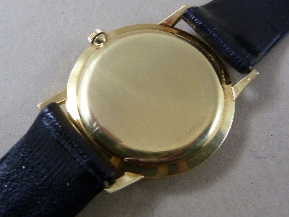 Girard Perregaux Solid 18k Gold Gents Wrist Watch 17 Jewel Incabloc Swiss Working View V