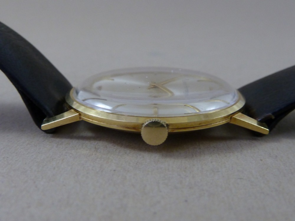 Girard Perregaux Solid 18k Gold Gents Wrist Watch 17 Jewel Incabloc Swiss Working View VI