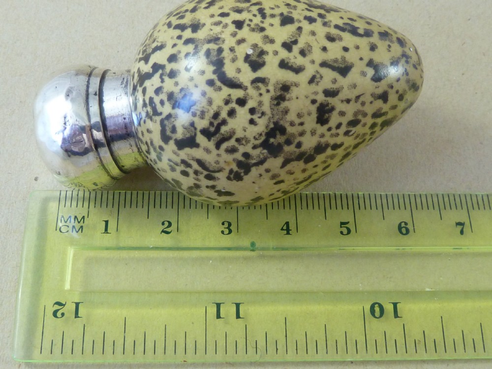 1886 Novelty Birds Egg Perfume Scent Bottle Macintyre CS FS 20772  View VIII