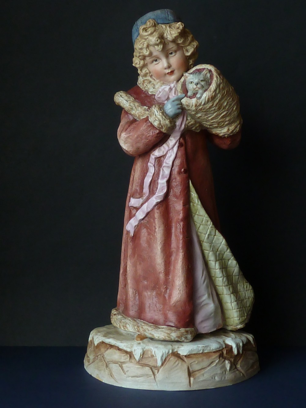 Gebruder Heubach Figurines Victorian German Bisque Porcelain Figures Children Pets View V