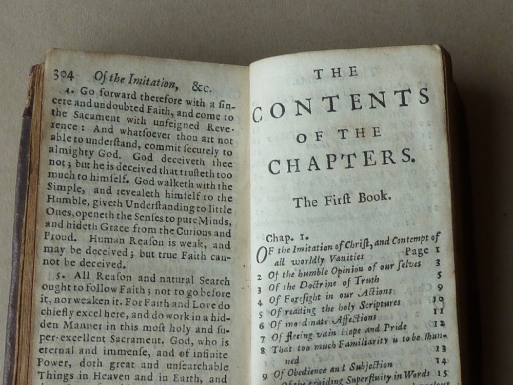 1727 The Imitation of Jesus Christ Select Pieces of the Reverend and Pious Thomas de Kempis Book View VI
