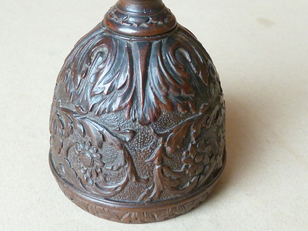 French Cesar Bagard Carved Fruitwood Hand Bell Dressing Table 17th Century View IV