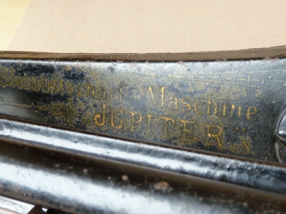 Jupiter Pencil Sharpener Bleistiftschärf-Maschine Patent Guhl & Harbeck Hamburg Antique Mechanical View VII