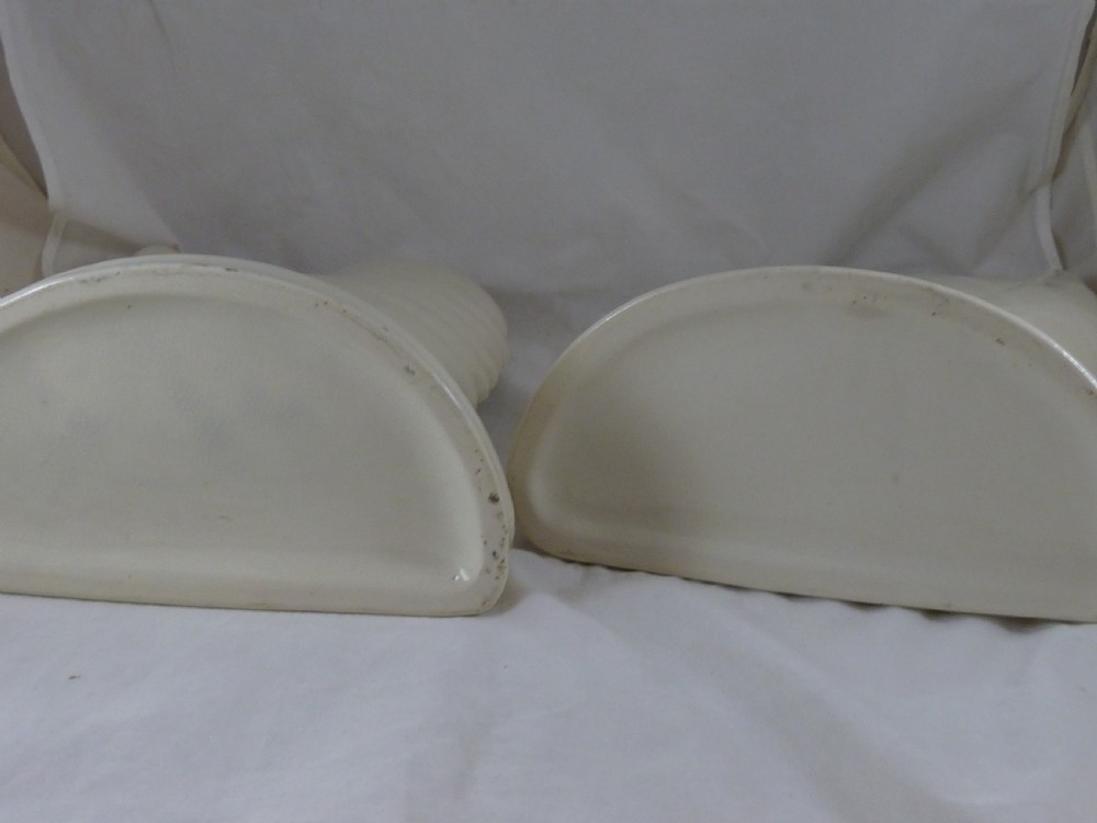 Pair Victorian Scottish Pottery Hens Chickens Cockerels Staffordshire Cocks View VIII