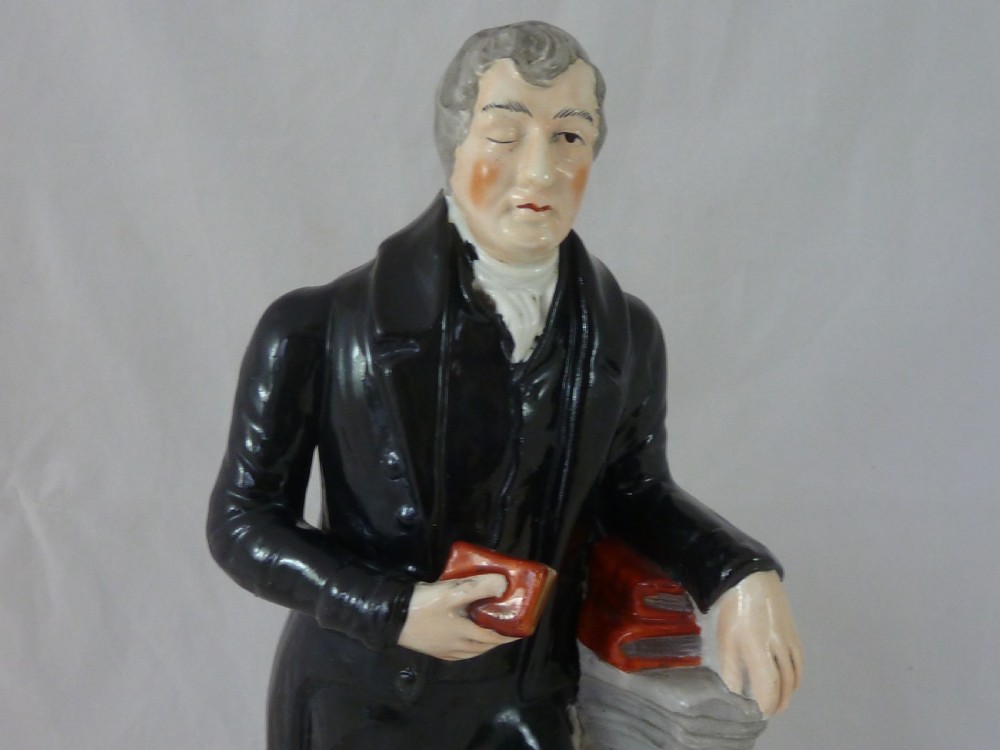 Christmas Evans Staffordshire Pottery Portrait Figure Welsh Baptist Victorian View II