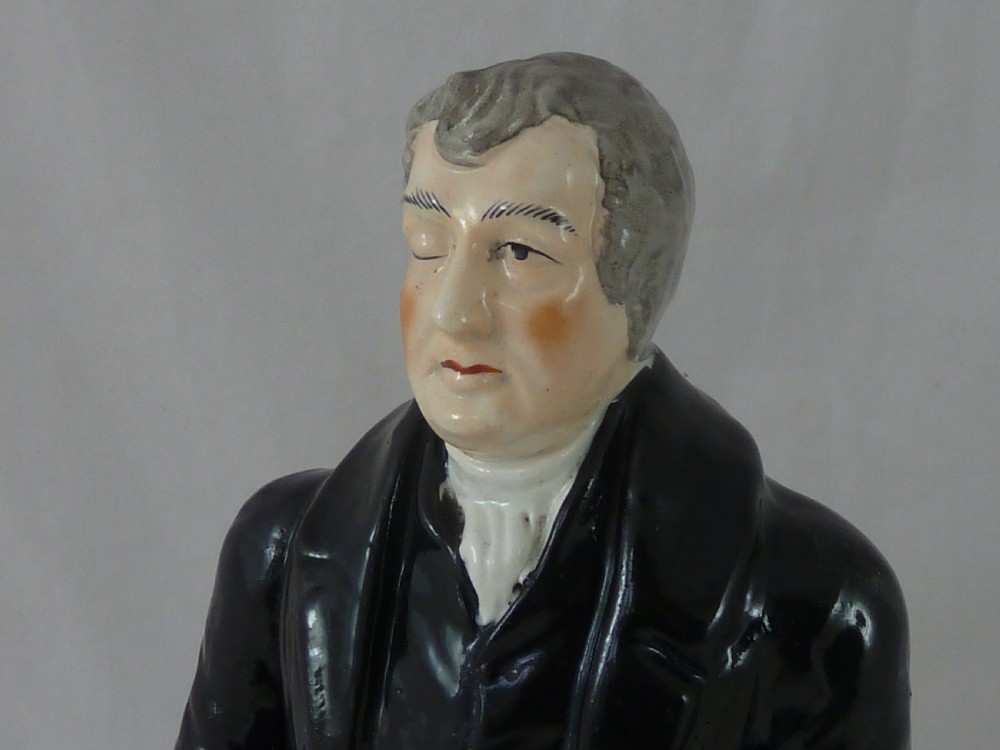 Christmas Evans Staffordshire Pottery Portrait Figure Welsh Baptist Victorian View III