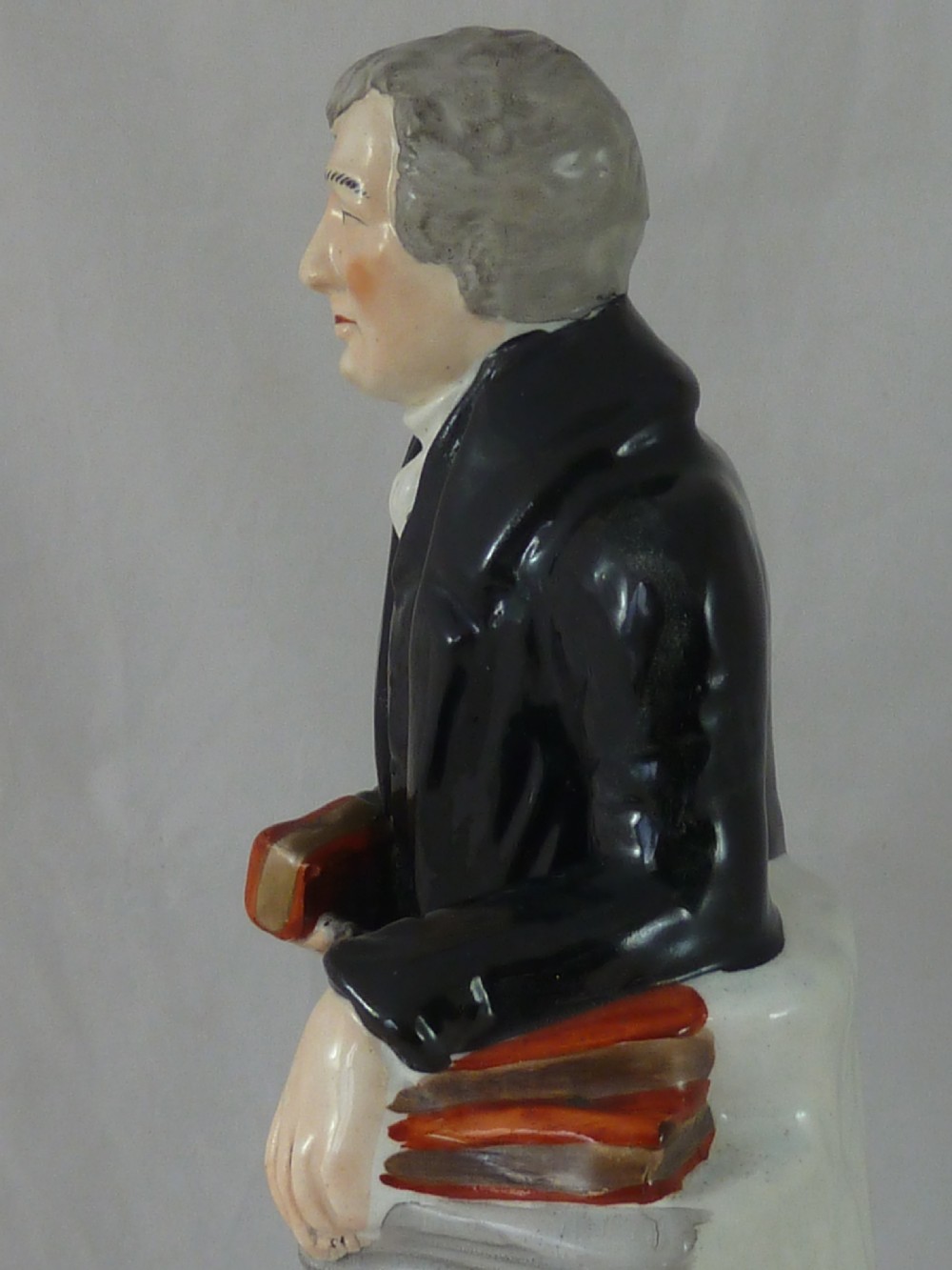 Christmas Evans Staffordshire Pottery Portrait Figure Welsh Baptist Victorian View IV