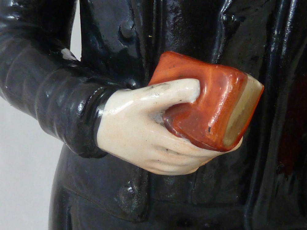 Christmas Evans Staffordshire Pottery Portrait Figure Welsh Baptist Victorian View VIII