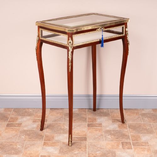 FRENCH ORMOLU MOUNTED BIJOUTERIE DISPLAY TABLE - ADDITIONAL PHOTO 4