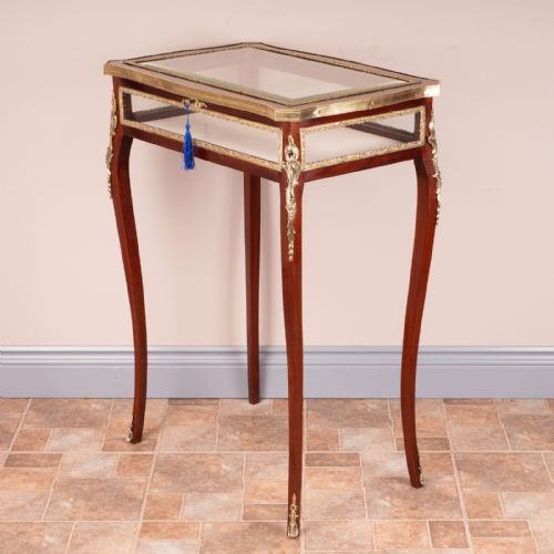 FRENCH ORMOLU MOUNTED BIJOUTERIE DISPLAY TABLE - ADDITIONAL PHOTO 11