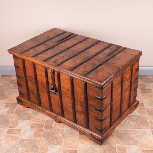 19THC IRON BOUND TRUNK - ADDITIONAL PHOTO 6