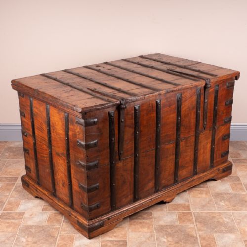 19THC IRON BOUND TRUNK - ADDITIONAL PHOTO 21