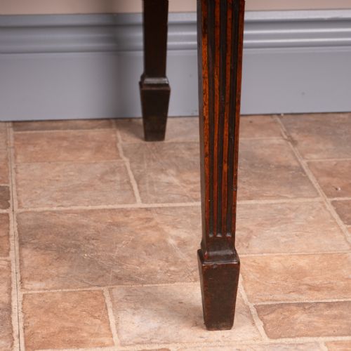 SERPENTINE FRONTED THREE DRAWER WRITING TABLE - ADDITIONAL PHOTO 6