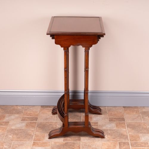 EDWARDIAN MAHOGANY QUARTETTO NEST OF TABLES - ADDITIONAL PHOTO 10
