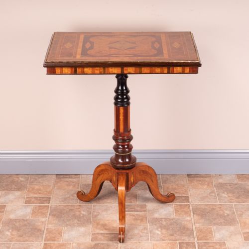 DRUCE CO HIGH QUALITY SPECIMEN INLAID TRIPOD TABLE - ADDITIONAL PHOTO 1