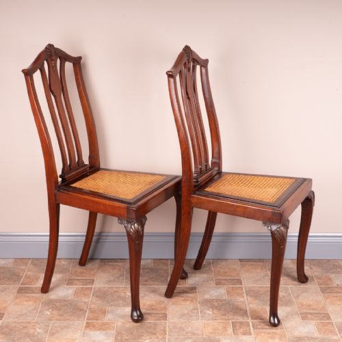 PAIR OF CANE SEATED BEDROOM CHAIRS - ADDITIONAL PHOTO 2