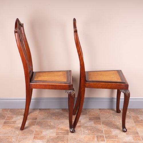 PAIR OF CANE SEATED BEDROOM CHAIRS - ADDITIONAL PHOTO 3