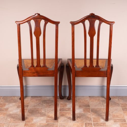 PAIR OF CANE SEATED BEDROOM CHAIRS - ADDITIONAL PHOTO 4
