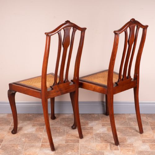 PAIR OF CANE SEATED BEDROOM CHAIRS - ADDITIONAL PHOTO 5