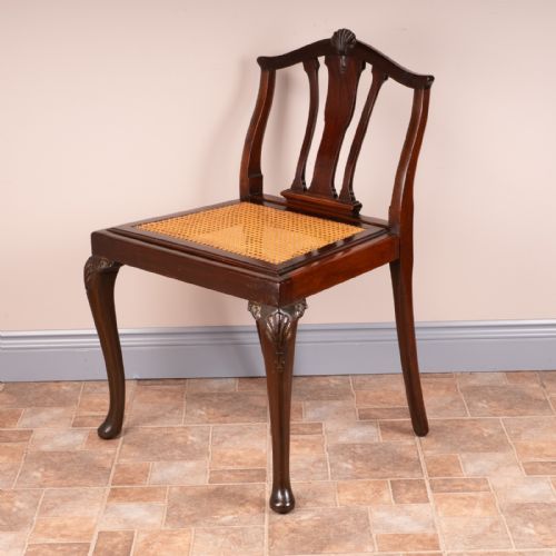 LOW BACKED CANE SEATED CHAIR - ADDITIONAL PHOTO 3