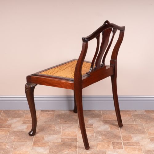LOW BACKED CANE SEATED CHAIR - ADDITIONAL PHOTO 4