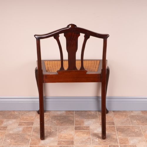 LOW BACKED CANE SEATED CHAIR - ADDITIONAL PHOTO 5