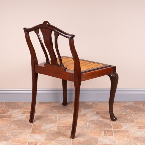 LOW BACKED CANE SEATED CHAIR - ADDITIONAL PHOTO 6