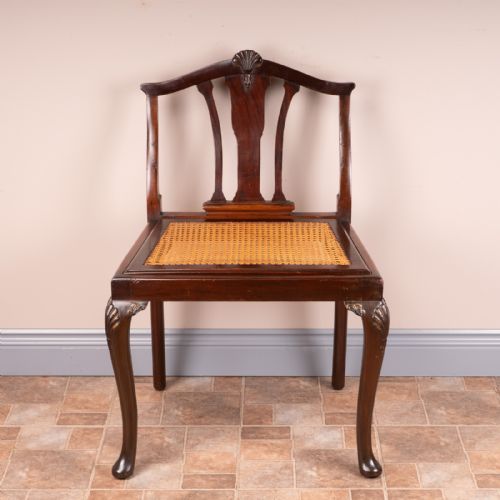 LOW BACKED CANE SEATED CHAIR - ADDITIONAL PHOTO 7