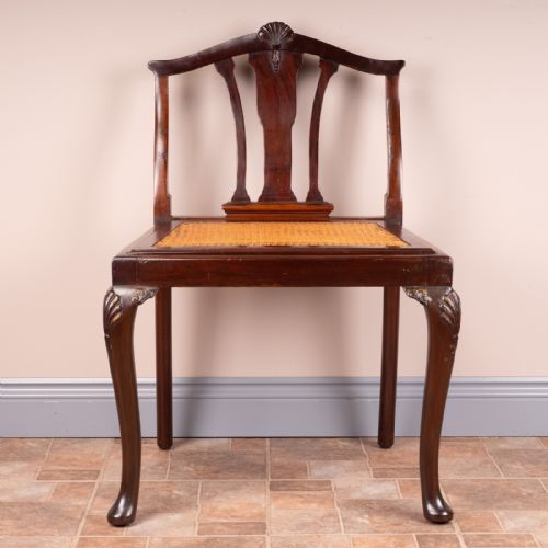 LOW BACKED CANE SEATED CHAIR - ADDITIONAL PHOTO 8