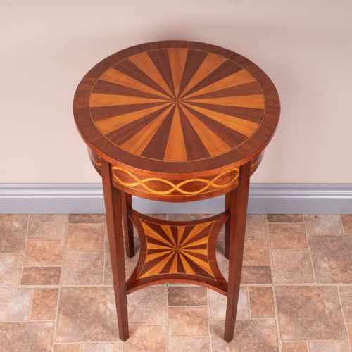 19THC FRENCH INLAID OCCASIONAL TABLE - ADDITIONAL PHOTO 1