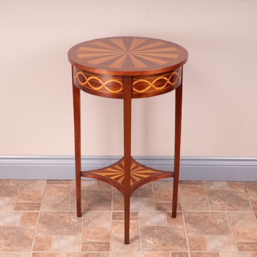 19THC FRENCH INLAID OCCASIONAL TABLE - ADDITIONAL PHOTO 2