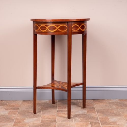 19THC FRENCH INLAID OCCASIONAL TABLE - ADDITIONAL PHOTO 4